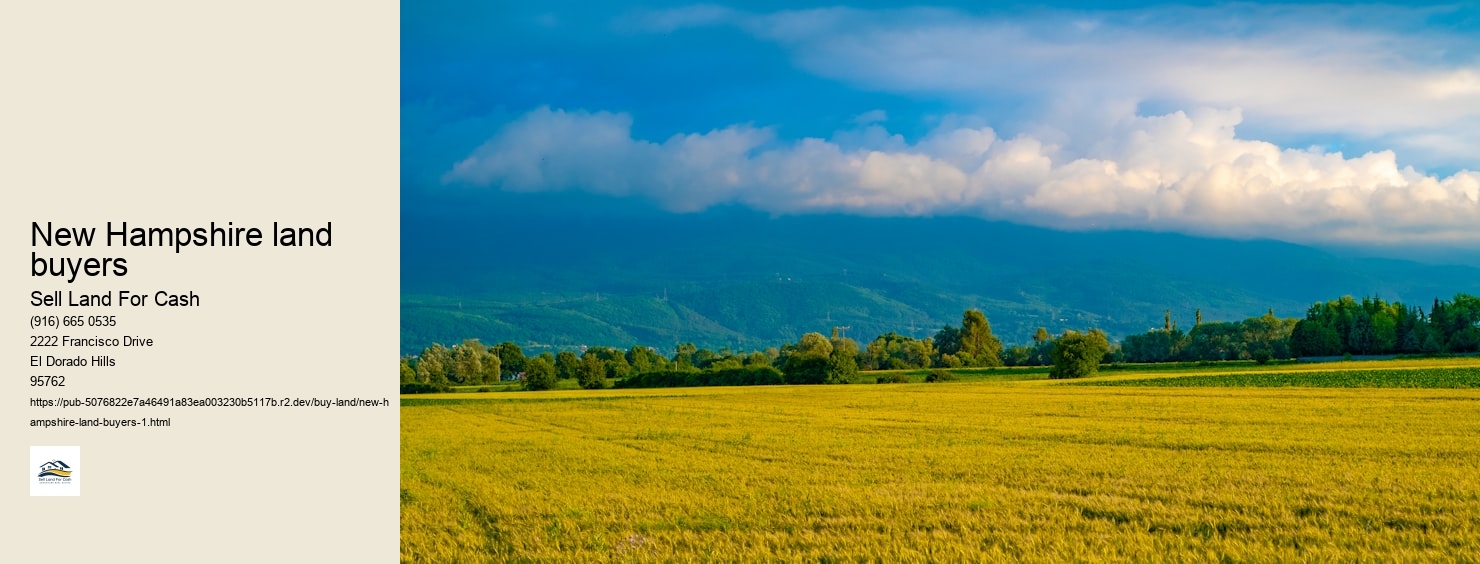 New Hampshire land buyers