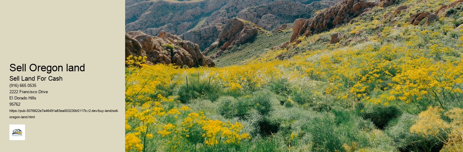 Sell Oregon land