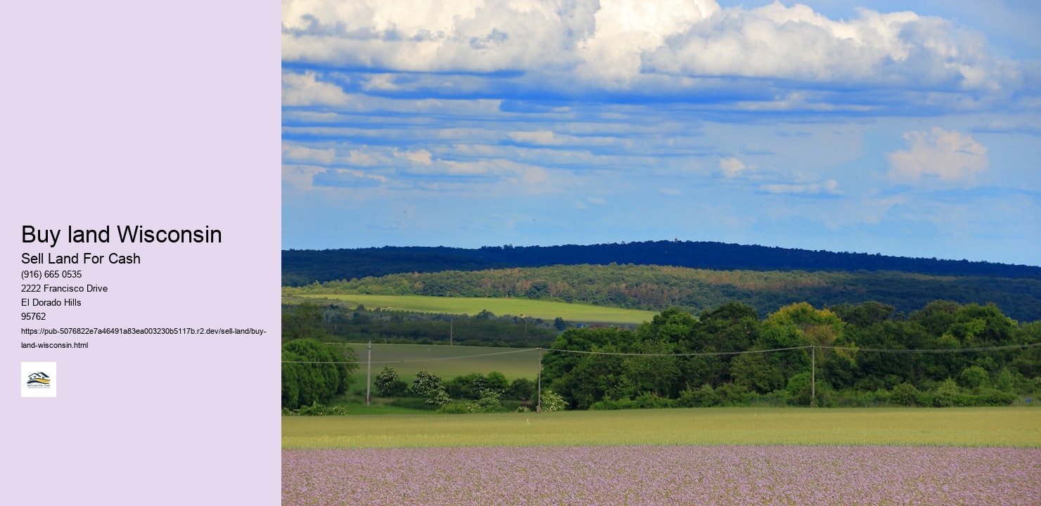 Buy land Wisconsin