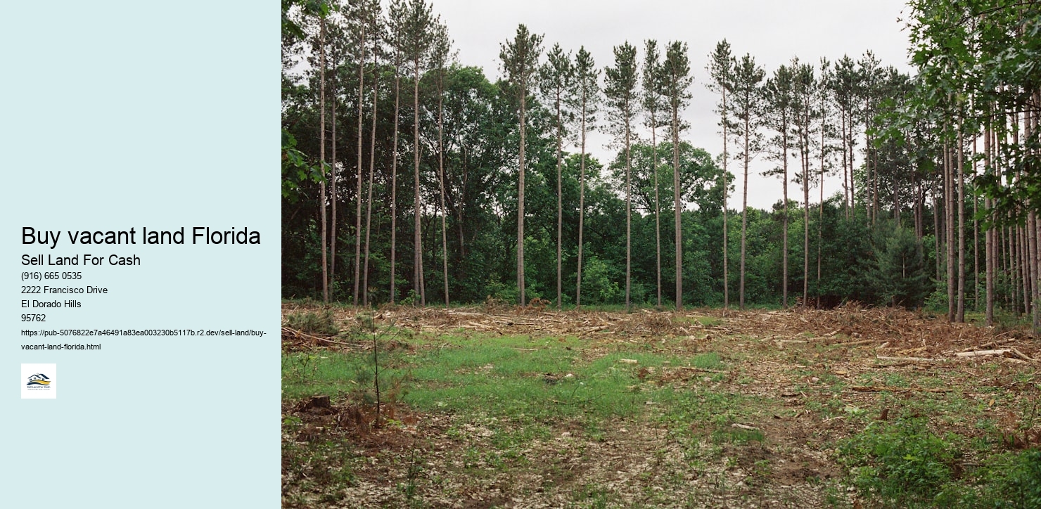 Buy vacant land Florida