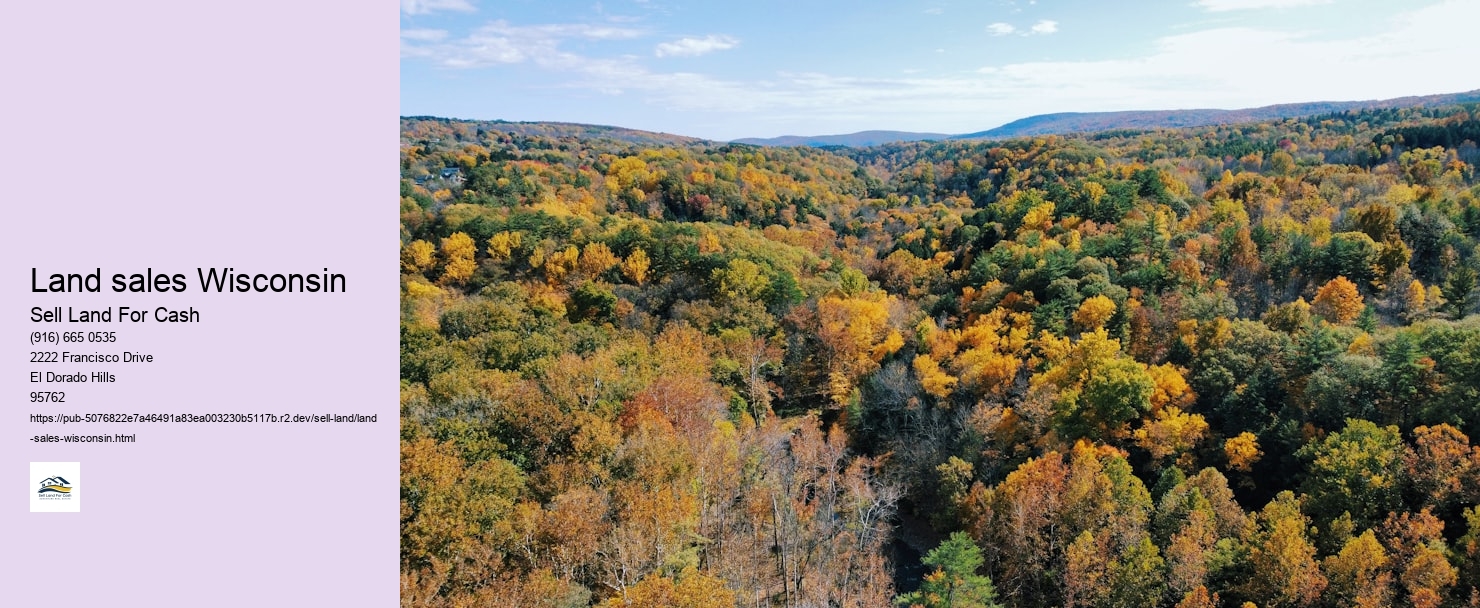 Land sales Wisconsin